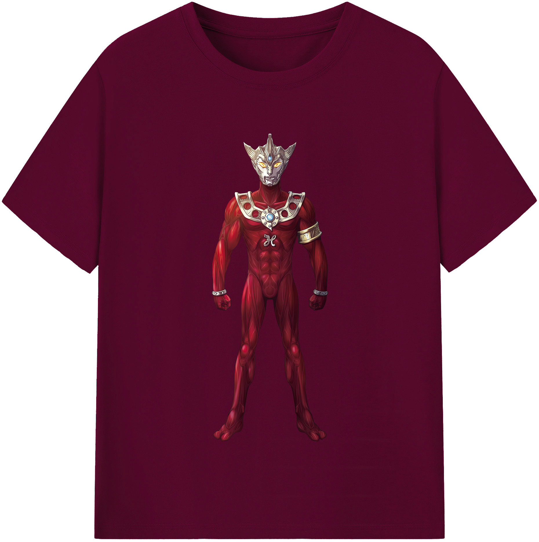 （画像用） ウルトラマン Ultraman レディースカジュアルプリントTシャツ（綿100％）